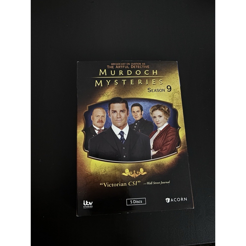 Murdoch Mysteries, Season 9 - DVD By Yannick Bisson Multi Disc Box Set Tv Show